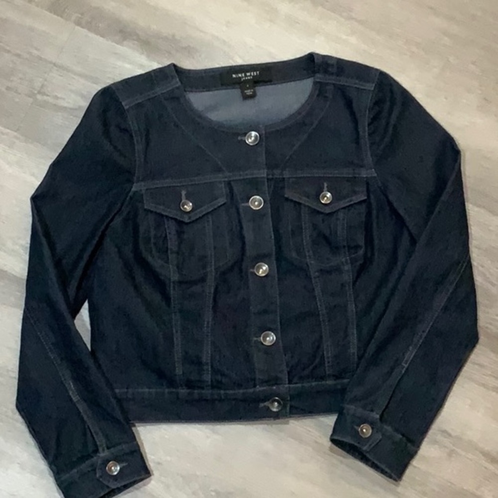 Nine West Denim Jean Jacket - Size Small.  New condition.  Vintage - 201…